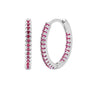 Elegant Multicolor Zircon Circle Ear Clip Earrings for Women – Perfect Fashion Accessory for Any Occasion CJ