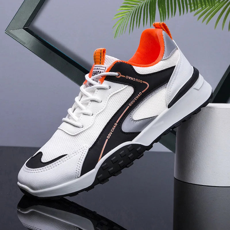 Various Styles of Men's Flying Woven Breathable Student Leisure Mesh Walking and Running Shoes A&S Collection