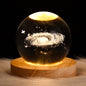Luminous Starry Sky And Planets Moon Moon Crystal Ball Small Night Lamp Projection Ambience Light Creative Gift New Strange Gift A&S Collection