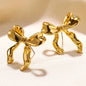 Bow Earrings Simple Style Fashionable And Versatile Earrings CJ