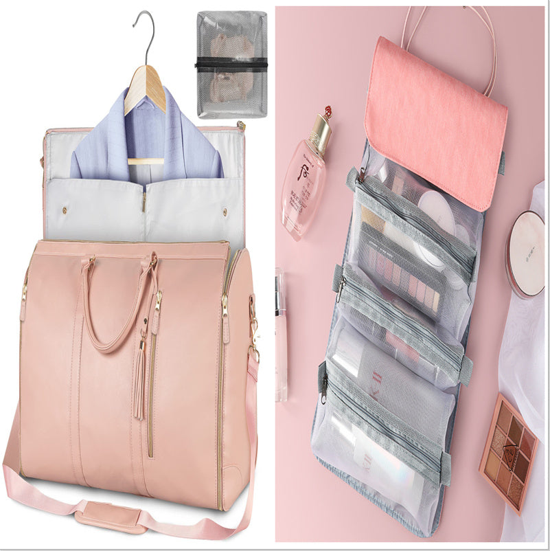 Large Capacity Travel Duffle Bag Women's Handbag Folding Suit Bag Waterproof Clothes Totes A&S Collection