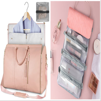 Large Capacity Travel Duffle Bag Women's Handbag Folding Suit Bag Waterproof Clothes Totes A&S Collection