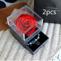 Eternal Flower Rose Jewelry Box for Birthday Presents Valentines Day Wedding Gift A&S Collection