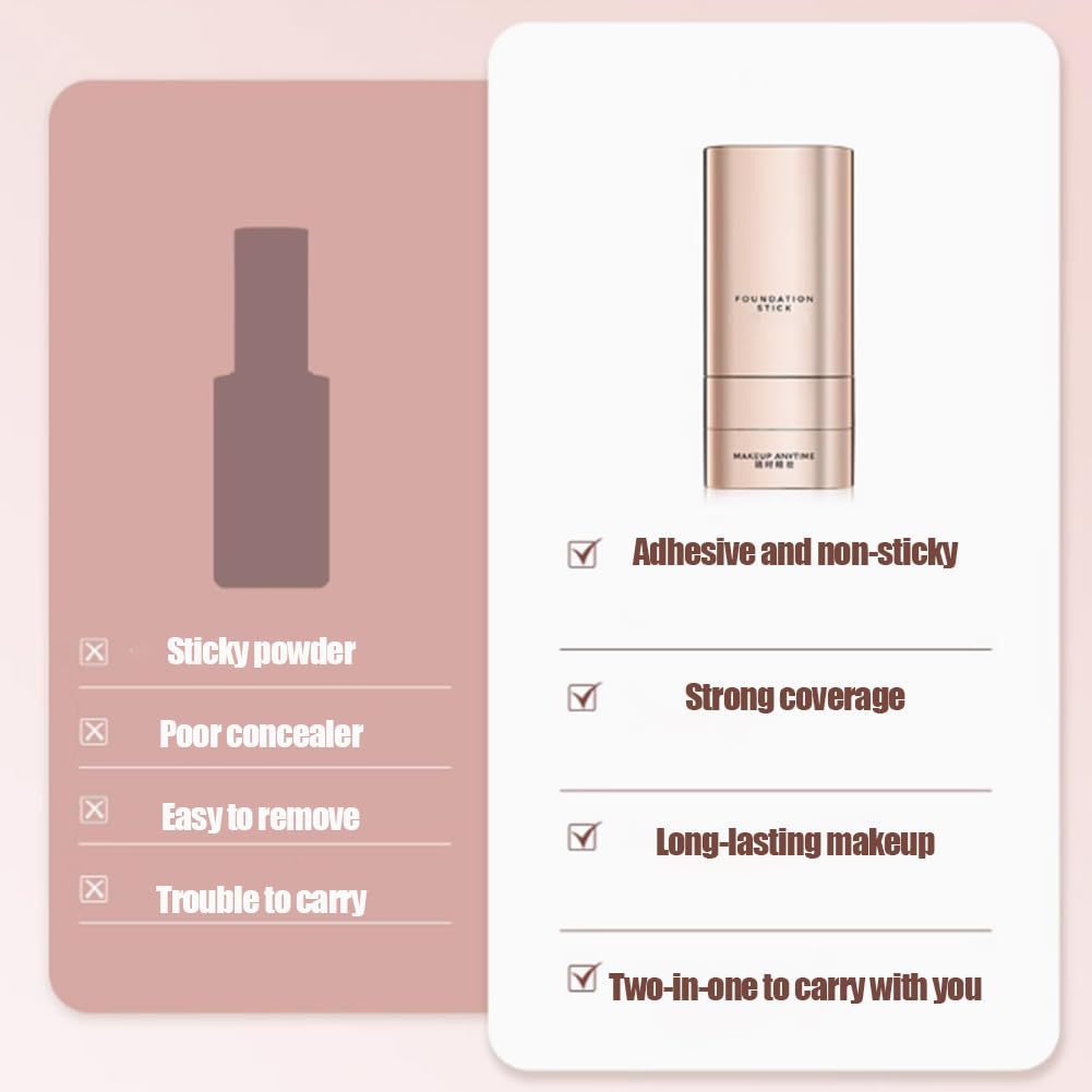 Stick Foundation Multifunctional With Brush.