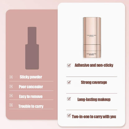 Stick Foundation Multifunctional With Brush.