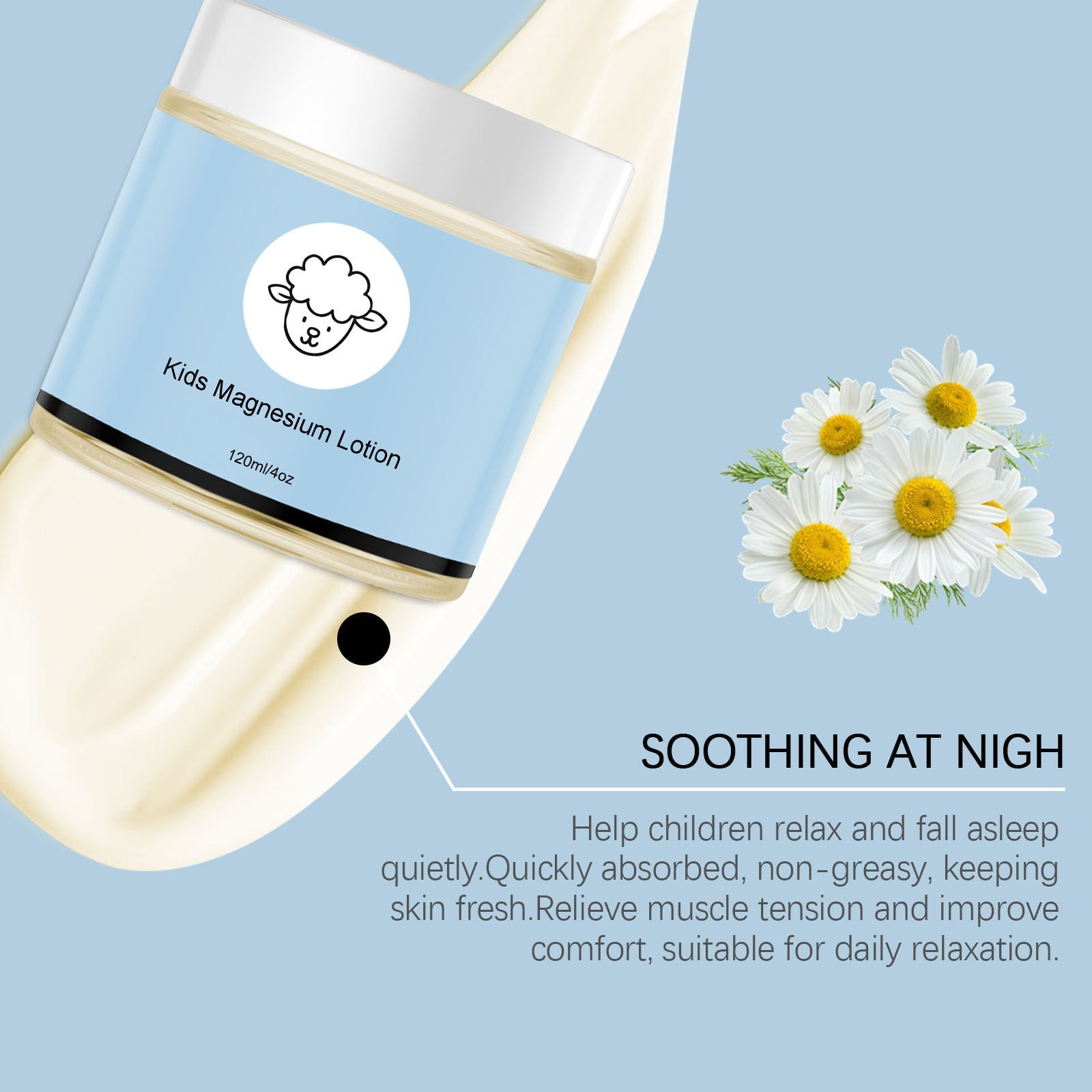 Children's Sheep Magnesium Cream Hydrating And Moisturizing A&S Collection