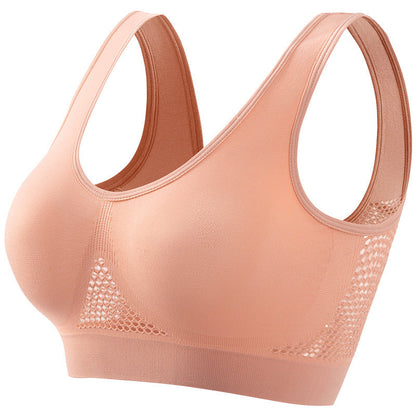 Plus Size Women's Small Chest Push-up Workout Running Yoga A&S Collection