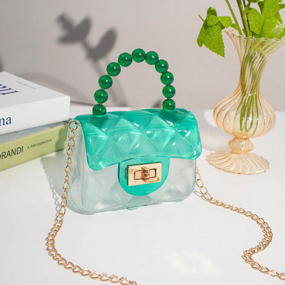 Pearl Handheld Transparent Jelly Bag A&S Collection