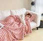 Soft Wind Bubble Velvet Blanket Warm Solid Rabbit Fur Blankets Double-sided Thickening Cover Throw Warm Fur Blanket A&S Collection