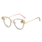 Newest Cat Eye Anti Blue Light Luxury Diamond Glasses Wholesale Manufactures Blue Light Glasses Lens A&S Collection