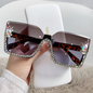 New Arrival Square Rimless With Diamond Designer Ladies Luxury Custom Logo Fashion Women Sunglasses A&S Collection