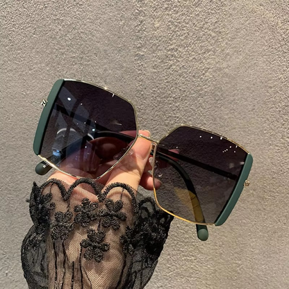 New Round Customize Logo Name Sunglasses Manufacturer Luxury Designer Sunglasses  Women Big Sunglasses A&S Collection