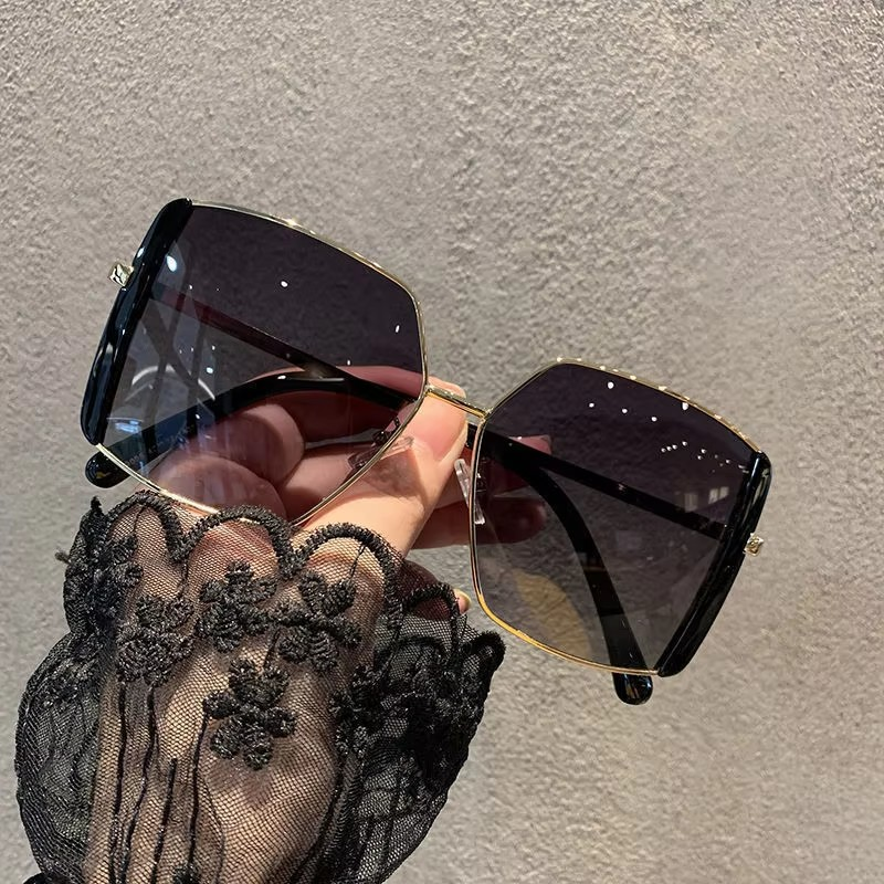 New Round Customize Logo Name Sunglasses Manufacturer Luxury Designer Sunglasses  Women Big Sunglasses A&S Collection