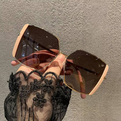 New Round Customize Logo Name Sunglasses Manufacturer Luxury Designer Sunglasses  Women Big Sunglasses A&S Collection