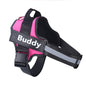 Personalized Dog Harness NO PULL Reflective Breathable Adjustable Pet Harness Vest For Small Large Dog Custom Patch Pet Supplies A&S Collection