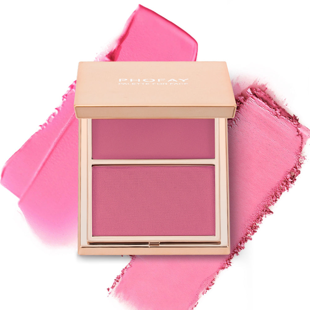 PHOFAY Double-Take Cream & Powder Blush Duo A&S Collection
