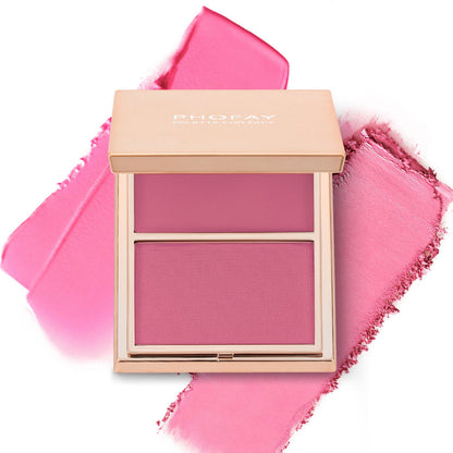 PHOFAY Double-Take Cream & Powder Blush Duo A&S Collection