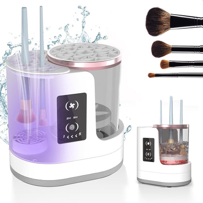 **Rechargeable brush cleaner—efficient, automatic, and time-saving elegance.** CJ