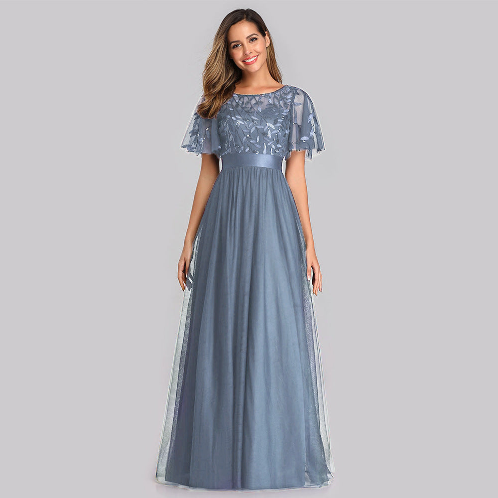 Elegant Women's Long Evening Dress: Perfect for Show Performances, Formal Events, and Captivating Moments A&S Collection