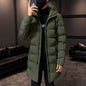 Men's long thickened cotton-padded jacket, trendy and warm for winter A&S Collection