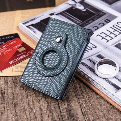 Men's Anti-theft Swipe Card Holder Tracker Hole A&S Collection