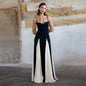 Color Contrast Sling Dresses - Shop Now CJ