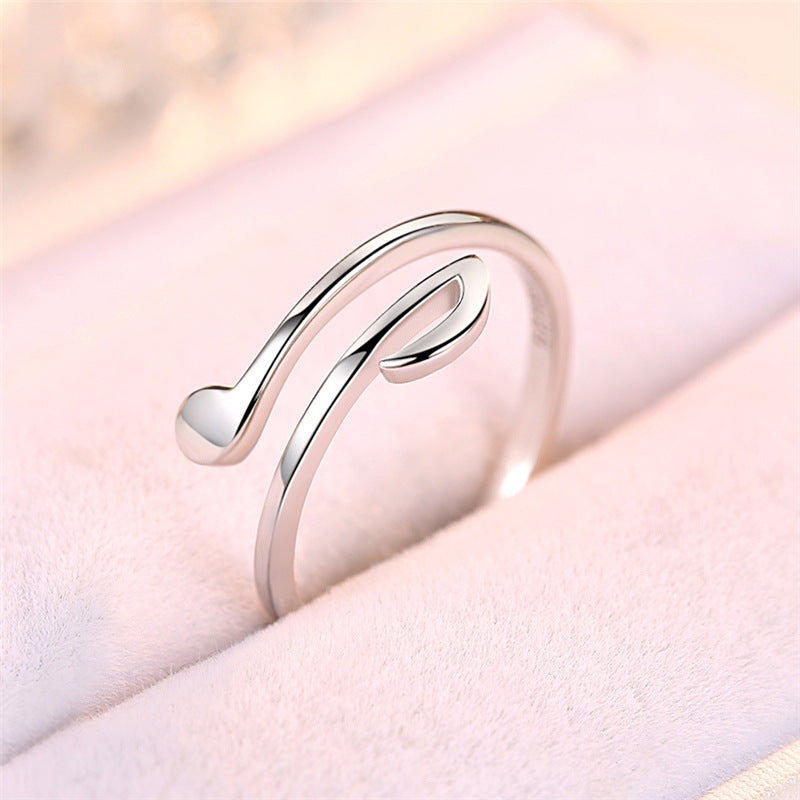 Luxury Jewelry Adjustable Music Rings A&S Collection
