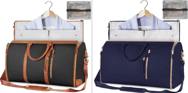 Large Capacity Travel Duffle Bag Women's Handbag Folding Suit Bag Waterproof Clothes Totes A&S Collection