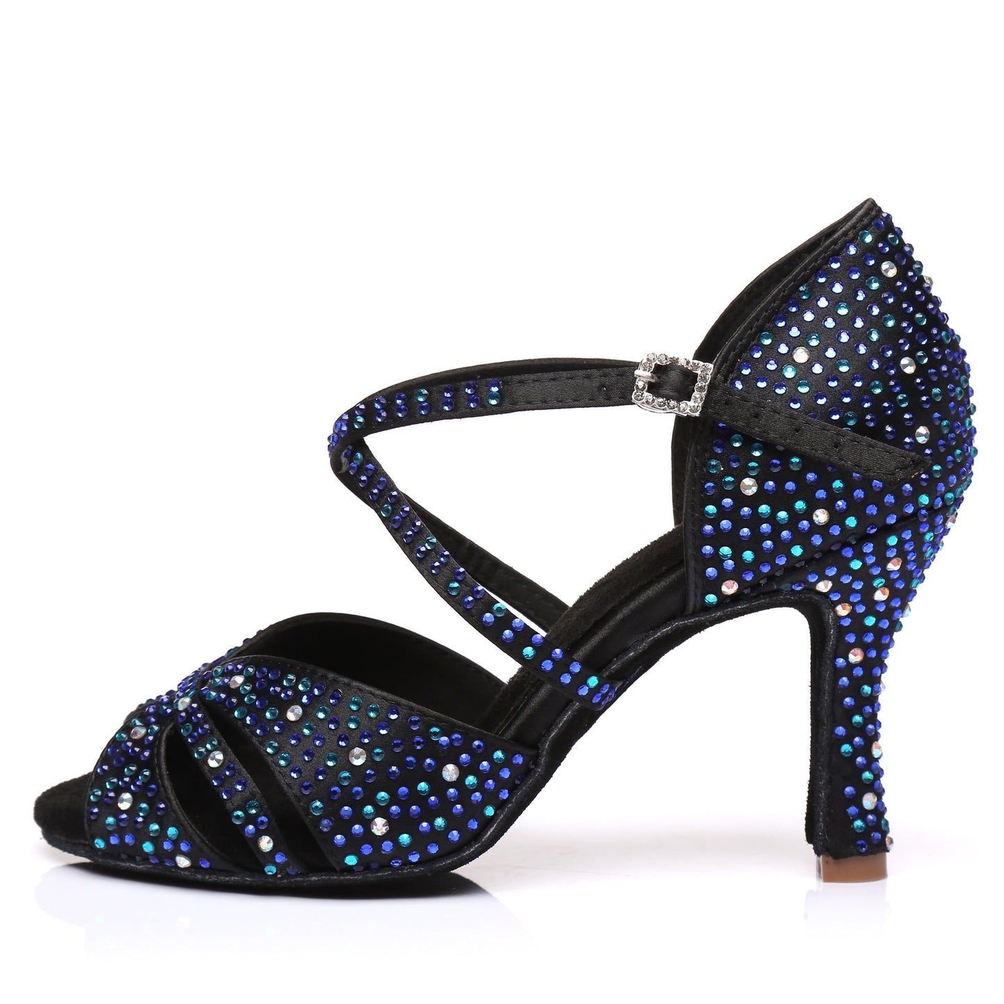 Shimmer with Elegance: Stunning Diamond High Heels for Women CJ