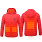 New Heated Jacket Coat USB Electric Jacket Cotton Coat Heater Thermal Clothing Heating Vest Men's Clothes Winter A&S Collection