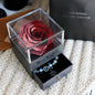 Eternal Flower Rose Jewelry Box for Birthday Presents Valentines Day Wedding Gift A&S Collection