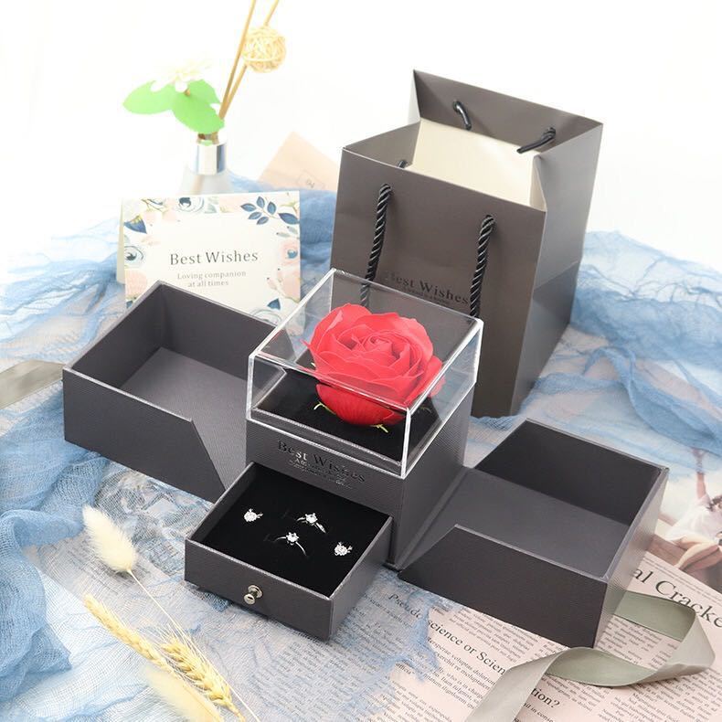 Valentine's Day Plastic Eternal Flower A&S Collection