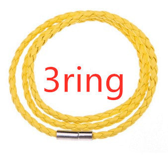 Personalized Mens Braided Genuine Leather Bracelet Stainless Steel Custom Beads Name Charm Bracelet For Men With Family Names A&S Collection