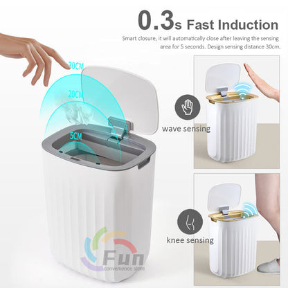 Smart Induction Trash Can". Both CJ