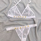 Custom Lingerie Set For Women Thong Panties Bra Set With Name Rhinestone Customized Thongs Personalized G-String Jewelry Gift CJ