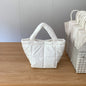 PU soft puffer bag for women: large capacity, autumn/winter, new commuter handbag, padded cloud design. A&S Collection