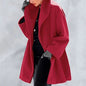 Stylish autumn-winter hooded fur coat: multi-color, round neck, and loose fit, double-sided for versatility A&S Collection