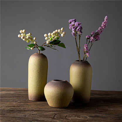 Ceramic Flower Receptacle Stoneware Creative Handmade Decoration A&S Collection