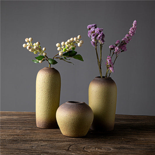 Ceramic Flower Receptacle Stoneware Creative Handmade Decoration A&S Collection