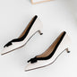 Trendy Korean-Style Ladies' Single Shoes: High and Low Heels for Every Look CJ