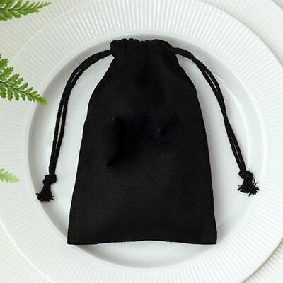 Flannel Jewelry Packaging Drawstring Drawstring Pocket Mobile Power Earphone Storage Bag A&S Collection