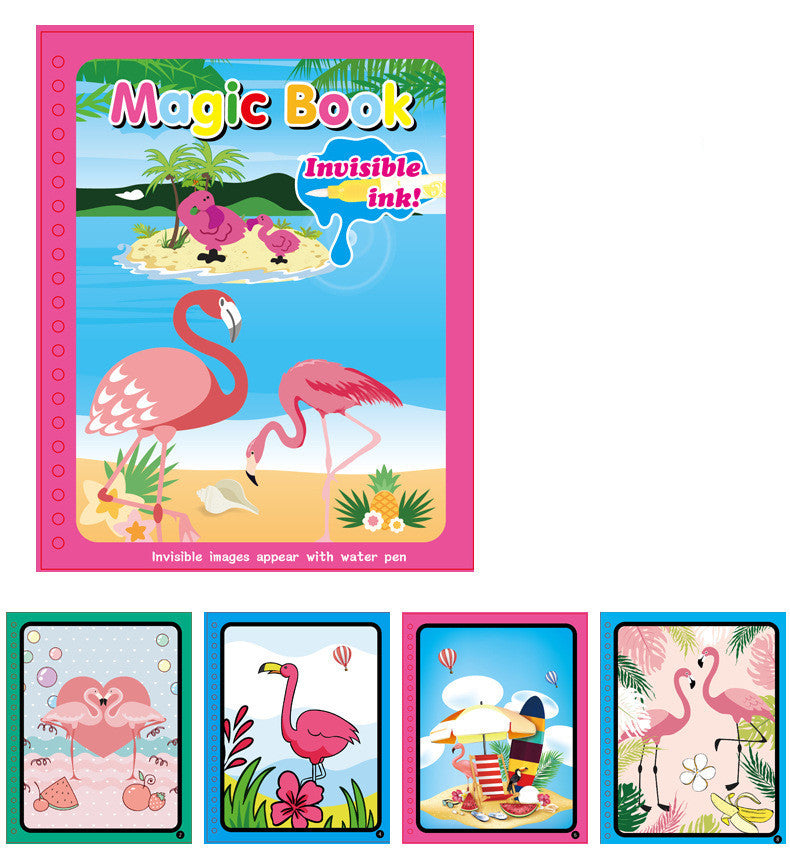 Children's Magic Water Painting Book Coloring And Coloring Book A&S Collection
