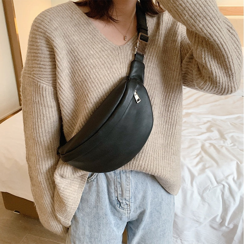 Crossbody All-Match Premium Texture Waist Bag A&S Collection