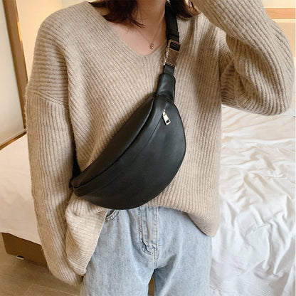 Crossbody All-Match Premium Texture Waist Bag A&S Collection