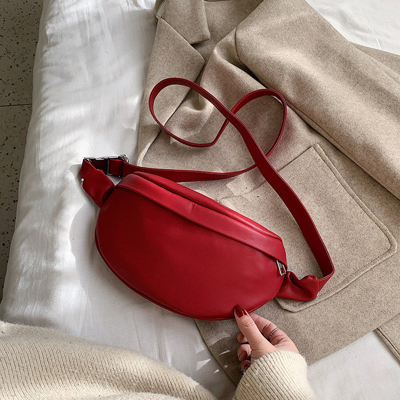Crossbody All-Match Premium Texture Waist Bag A&S Collection