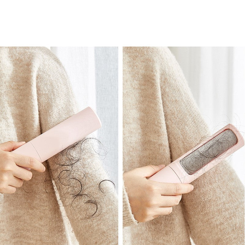 2-1 Reusable Pet Hair Remover Brush Lint Roller Portable Effective Self Cleaning Tool for Cat Dog Fur Hair Dust Removal Brush A&S Collection