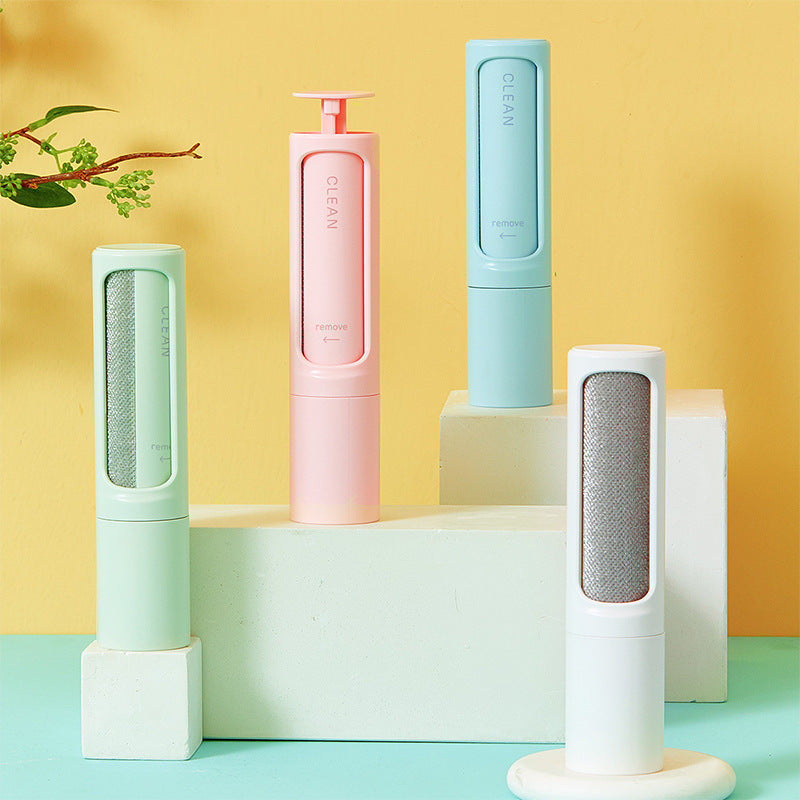 2-1 Reusable Pet Hair Remover Brush Lint Roller Portable Effective Self Cleaning Tool for Cat Dog Fur Hair Dust Removal Brush A&S Collection