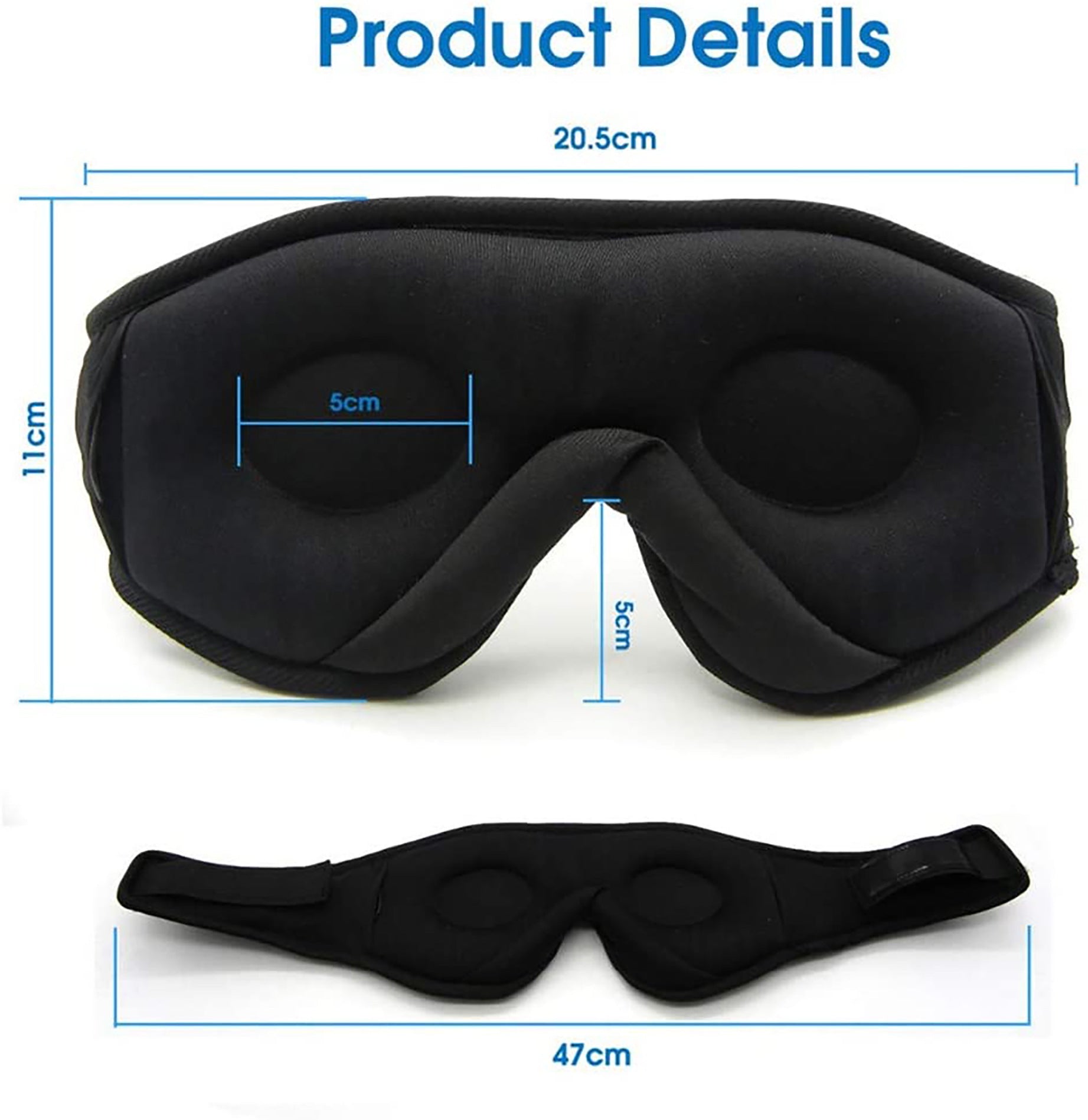 Wireless Call Stereo Music Blackout Sleep Eye Mask A&S Collection