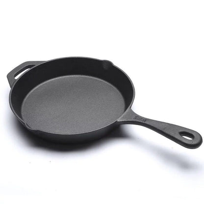 Uncoated Cast Iron Non-Stick Pan - Durable, Chemical-Free Cooking for Healthier Meals CJ