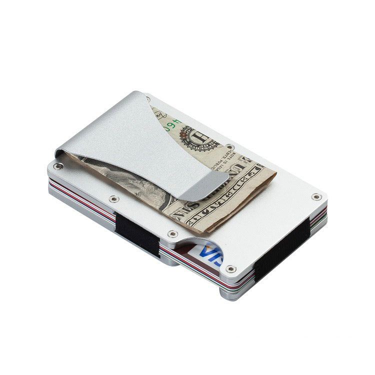 Mens RFID Blocking Slim Money Clip Wallet ID Credit Card Holder Thin Minimalist A&S Collection